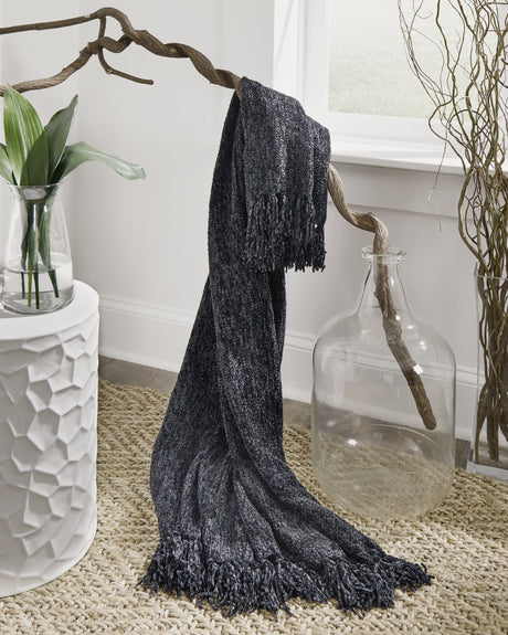 Furniture City Biloxi - Ashley Furniture - Tamish Throw (Set of 3) - Throw (3/CS) / Black - A1001027