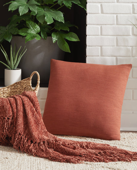 Furniture City Biloxi - Ashley Furniture - Thaneville Pillows - Pillow (4/CS) / Rust - A1001043