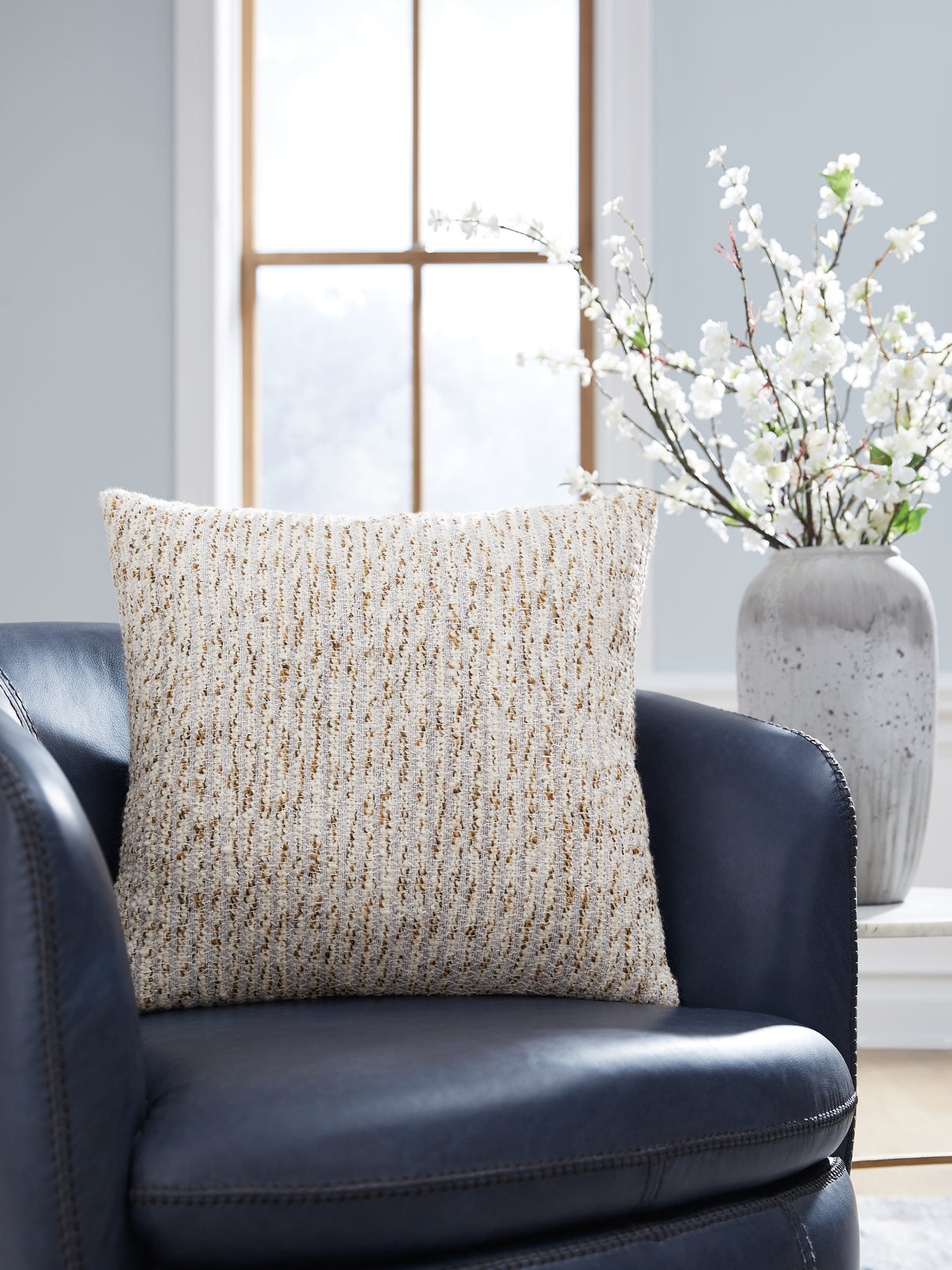 Furniture City Biloxi - Ashley Furniture - Abler Pillows - Pillow / Ivory/Gray/Gold - A1001068P