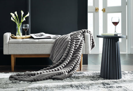 Furniture City Biloxi - Ashley Furniture - Alsonwell Throw (Set of 3) - Throw (3/CS) / Gray - A1001081