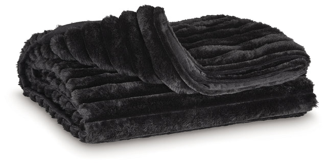 Furniture City Biloxi - Ashley Furniture - Alsonwell Throw (Set of 3) - Throw (3/CS) / Black - A1001083