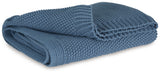 Furniture City Biloxi - Ashley Furniture - Gayelery Throw (Set of 3) - Throw (3/CS) / Blue - A1001087