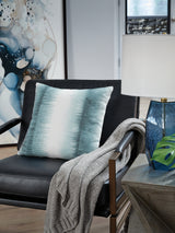 Furniture City Biloxi - Ashley Furniture - Elonwich Pillows - Pillow / Teal/White - A1001106P