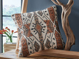 Furniture City Biloxi - Ashley Furniture - Kierenworth Pillows - Pillow (4/CS) / Sienna/Ivory/Black - A1001110