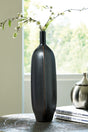 Furniture City Biloxi - Ashley Furniture - Rhaveney Vase - Vase (3/CS) / Black - A2000552