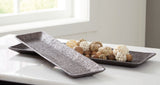 Furniture City Biloxi - Ashley Furniture - Garekton Tray (Set of 2) - Tray Set (Set of 2) / Pewter Finish - A2000590