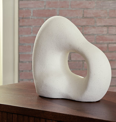 Furniture City Biloxi - Ashley Furniture - Arthrow Sculpture - Sculpture / Off White - A2000649
