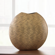 Furniture City Biloxi - Ashley Furniture - Iansboro Vase - Vase / Antique Gold Finish - A2000696
