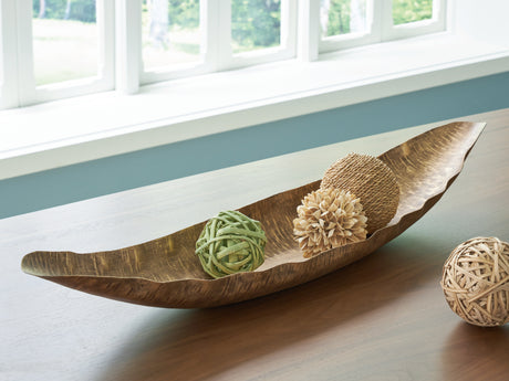 Furniture City Biloxi - Ashley Furniture - Wystenburg Tray - Tray / Antique Gold Finish - A2000744