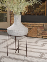 Furniture City Biloxi - Ashley Furniture - Estonbank Vase - Vase Set / Distressed Cream - A2000747A1