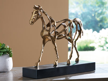 Furniture City Biloxi - Ashley Furniture - Grainville Sculpture - Sculpture / Antique Gold Finish - A2000774