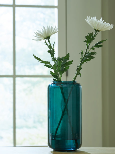 Furniture City Biloxi - Ashley Furniture - Inisland Vase - Vase Set (Set of 2) / Teal - A2000797A1