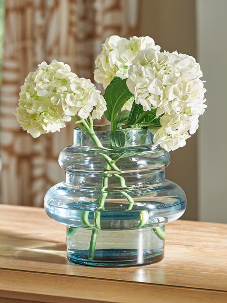 Furniture City Biloxi - Ashley Furniture - Vallmen Vase - Vase / Blue - A2000799