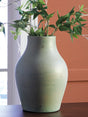 Furniture City Biloxi - Ashley Furniture - Baychester Vase - Vase / Antique Green - A2000806