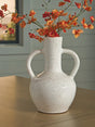 Furniture City Biloxi - Ashley Furniture - Dallinworth Vase - Vase / White/Black - A2000831