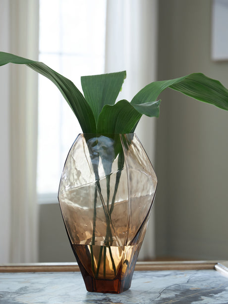 Furniture City Biloxi - Ashley Furniture - Ewart Vase - Vase / Light Brown - A2000867