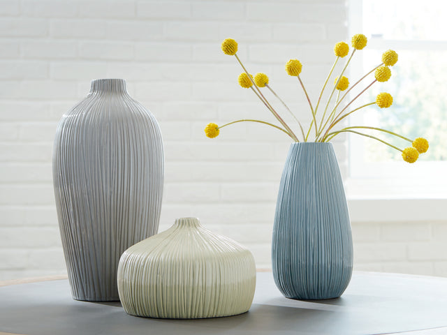 Furniture City Biloxi - Ashley Furniture - Eiderman Vase - Vase Set (3/CN) - A2000913