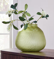 Furniture City Biloxi - Ashley Furniture - Scottyard Vase - Vase / Olive Green - A2900007