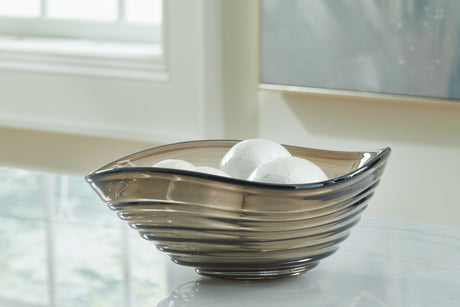 Furniture City Biloxi - Ashley Furniture - Solariston Bowl - Bowl / Gray/Brown - A2900016