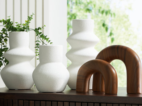 Furniture City Biloxi - Ashley Furniture - Carterworth Accessory Set (Set of 5) - Accessory Set (5/CN) / White/Brown - A2C00210