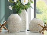 Furniture City Biloxi - Ashley Furniture - Vinburn Accessory Set (Set of 5) - Accessory Set (5/CN) / White/Gold Finish - A2C00213