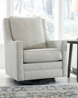 Furniture City Biloxi - Ashley Furniture - Kambria Swivel Glider Accent Chair - Swivel Glider Accent Chair / Frost - A3000206