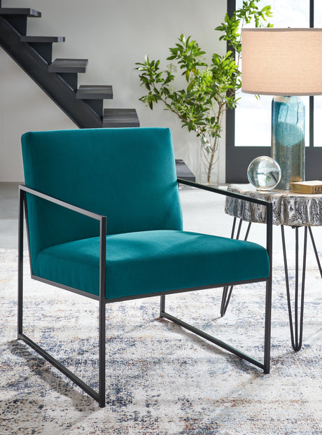 Furniture City Biloxi - Ashley Furniture - Aniak Accent Chair - Accent Chair / Rainforest - A3000609