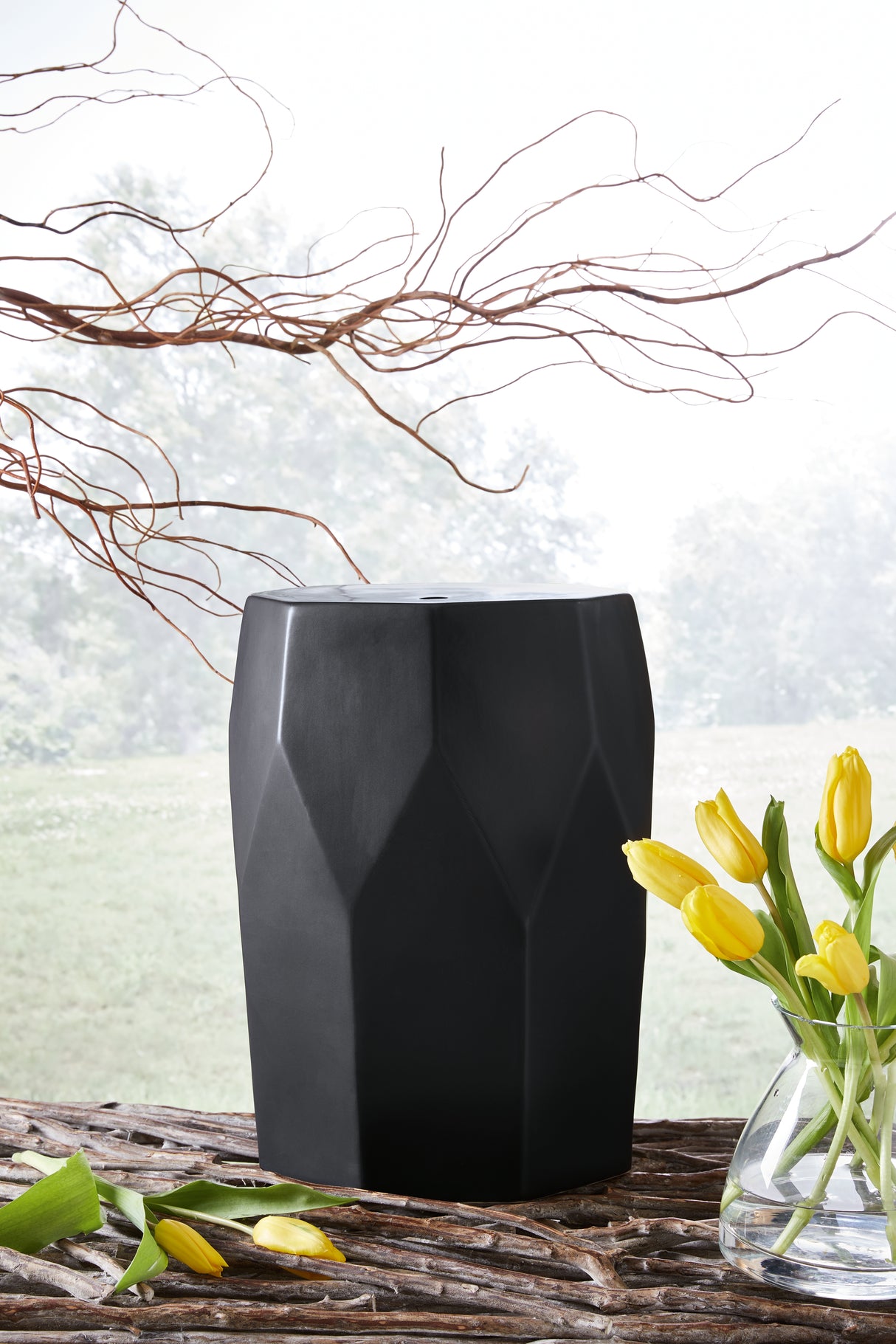 Furniture City Biloxi - Ashley Furniture - Rhysworth Stool - Stool / Black - A3000632