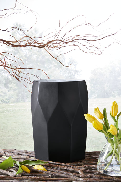 Furniture City Biloxi - Ashley Furniture - Rhysworth Stool - Stool / Black - A3000632