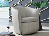 Furniture City Biloxi - Ashley Furniture - Kierreys Swivel Accent Chair - Swivel Accent Chair / Bone - A3000703