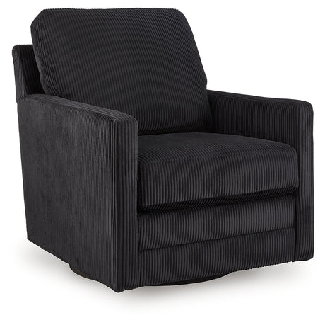 Furniture City Biloxi - Ashley Furniture - Icaman Swivel Accent Chair - Swivel Accent Chair / Sand - A3000728