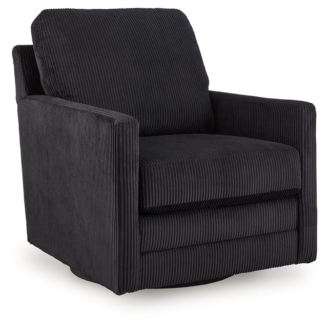 Furniture City Biloxi - Ashley Furniture - Icaman Swivel Accent Chair - Swivel Accent Chair / Sand - A3000728