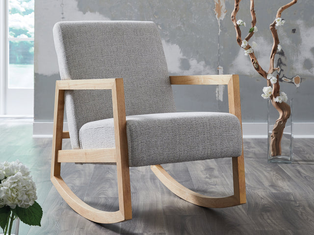 Furniture City Biloxi - Ashley Furniture - Wychworth Accent Chair - Accent Chair / Gray/Natural - A3000745