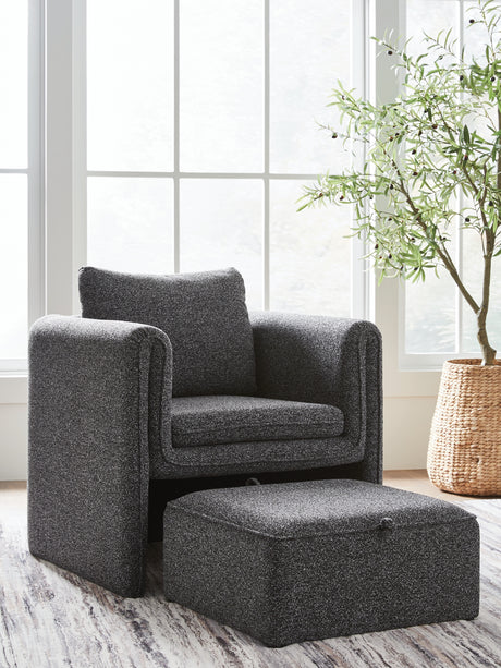 Furniture City Biloxi - Ashley Furniture - Vreni Accent Chair - Accent Chair / Charcoal/Black - A3000754