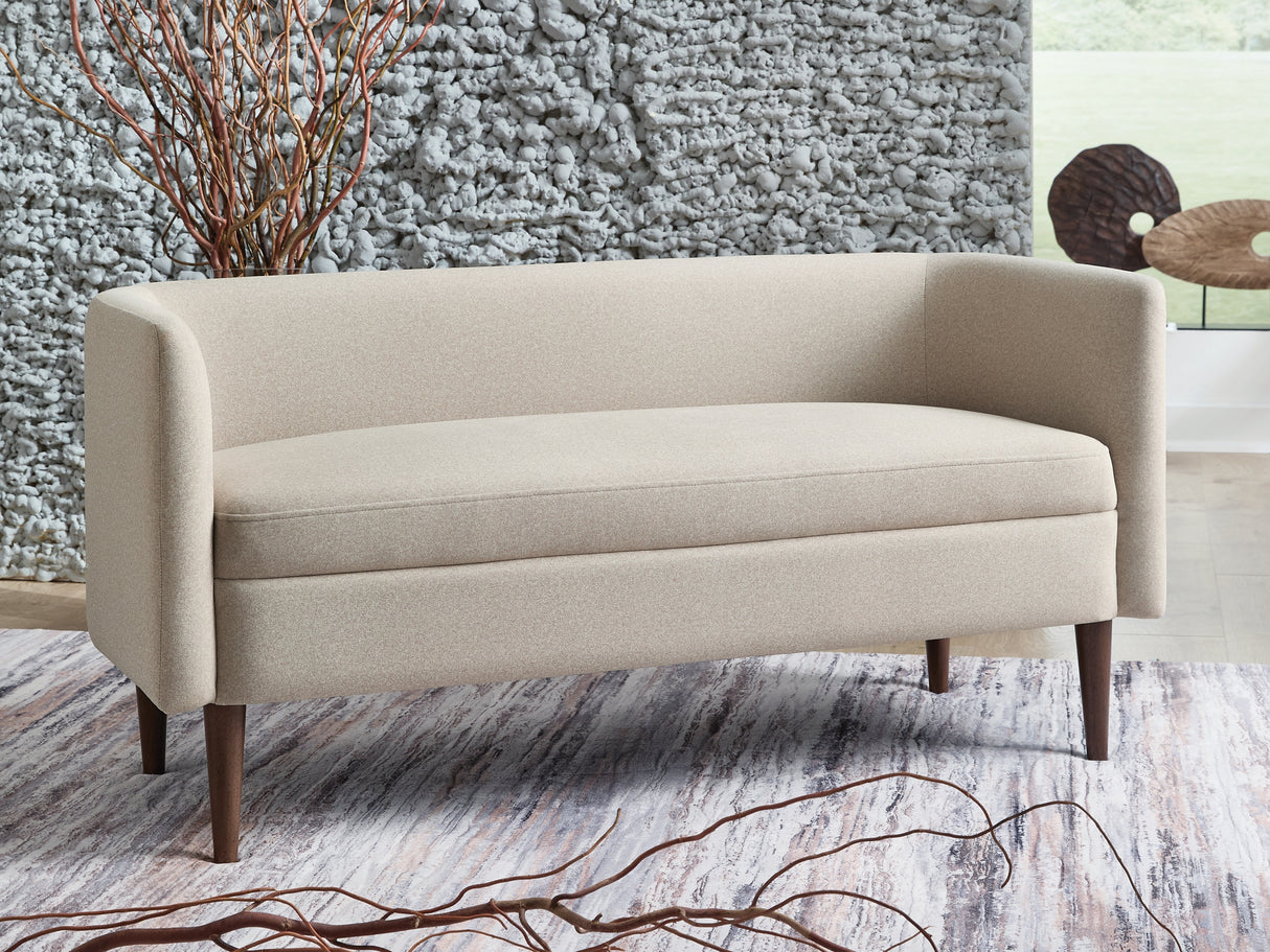 Furniture City Biloxi - Ashley Furniture - Wainner Accent Bench - Accent Bench / Beige / 53"W x 22"D x 25"H - A3000756
