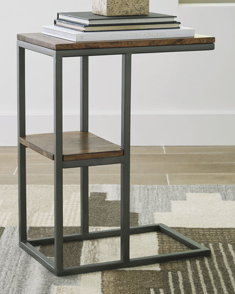 Furniture City Biloxi - Ashley Furniture - Forestmin Accent Table - Accent Table / Natural/Black - A4000049