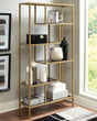 Furniture City Biloxi - Ashley Furniture - Frankwell Bookcase - Bookcase / Brown/Black - A4000021