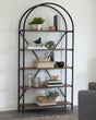 Furniture City Biloxi - Ashley Furniture - Galtbury Bookcase - Bookcase / Brown/Black - A4000325