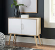 Furniture City Biloxi - Ashley Furniture - Orinfield Accent Cabinet - Accent Cabinet / Natural/White - A4000396