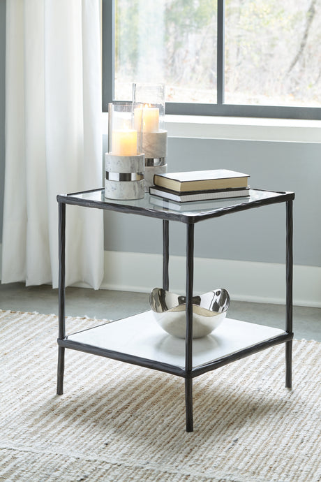 Furniture City Biloxi - Ashley Furniture - Ryandale Accent Table - Accent Table / Antique Brass Finish - A4000442