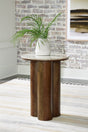 Furniture City Biloxi - Ashley Furniture - Henfield Accent Table - Accent Table / Beige/Brown - A4000623
