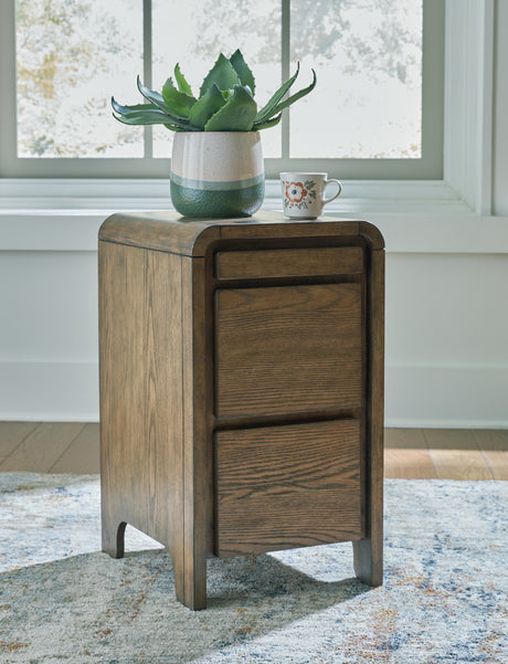 Furniture City Biloxi - Ashley Furniture - Jensworth Accent Table - Accent Table / Brown - A4000636