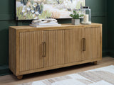Furniture City Biloxi - Ashley Furniture - Niam Accent Cabinet - Accent Cabinet / Light Antique Beige - A4000684