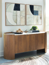 Furniture City Biloxi - Ashley Furniture - Fitzroy Accent Cabinet - Accent Cabinet / Brown/White - A4000688