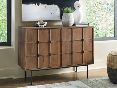 Furniture City Biloxi - Ashley Furniture - Juddins Accent Cabinet - Accent Cabinet / Brown - A4000692