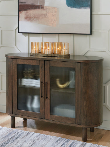 Furniture City Biloxi - Ashley Furniture - Mayridge Accent Cabinet - Accent Cabinet / Medium Brown - A4000694