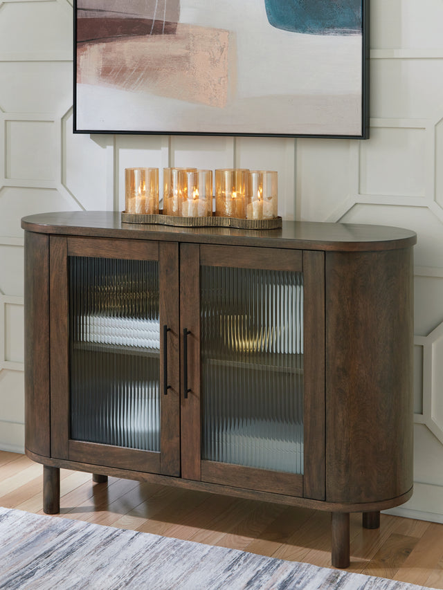 Furniture City Biloxi - Ashley Furniture - Mayridge Accent Cabinet - Accent Cabinet / Medium Brown - A4000694