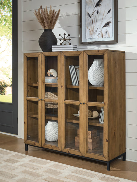 Furniture City Biloxi - Ashley Furniture - Wrenridge Accent Cabinet - Accent Cabinet / Gray Brown - A4000706