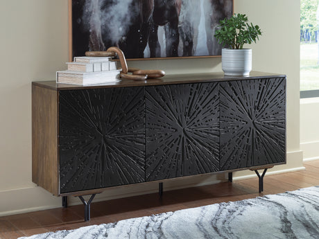 Furniture City Biloxi - Ashley Furniture - Lavinmont Accent Cabinet - Accent Cabinet / Multi Brown - A4000710