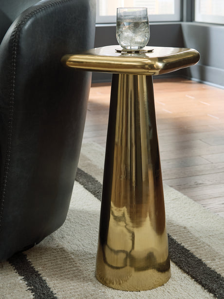 Furniture City Biloxi - Ashley Furniture - Dallenburg Accent Table - Accent Table / Gold Finish - A4000717